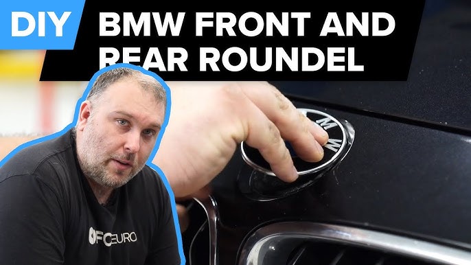 How To Replace BMW 1 Series F20 F21 Hatchback Front Bonnet Bumper & Back  Rear Boot Emblem Logo Guide 