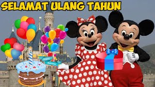 Selamat Ulang Tahun Lagu Anak || Bersama Badut Disney Mickey Mouse