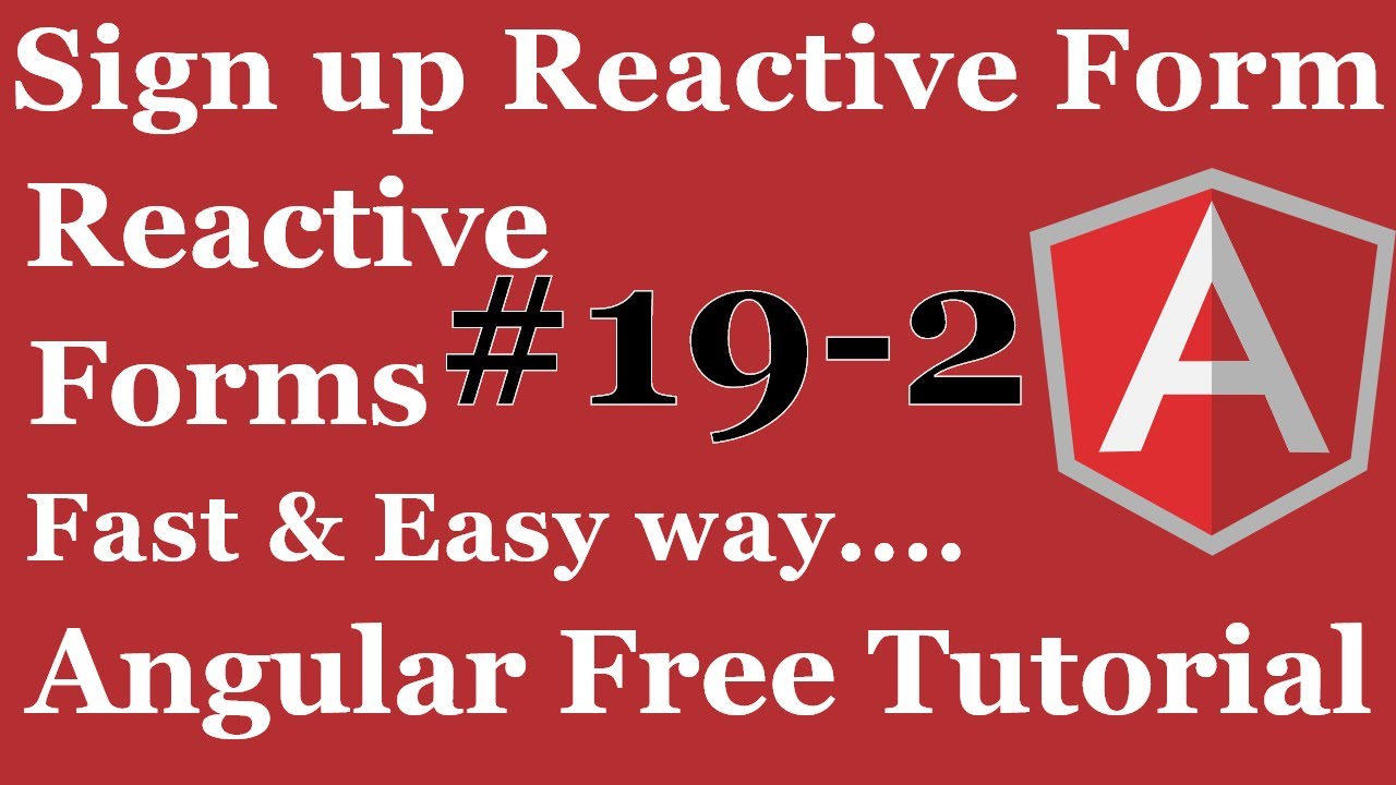 Signup With Reactive Forms | Angular Form Validation | Custom Validation | Show Message Hover P-2