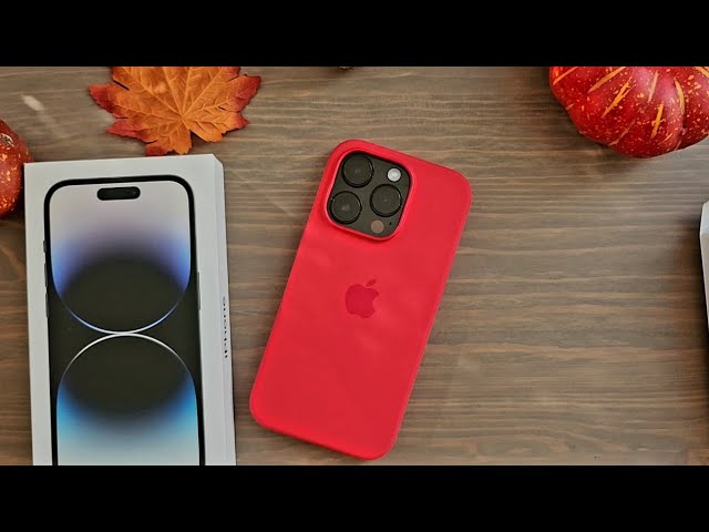 iPhone 14 Pro Max Silicone Case with MagSafe - (PRODUCT)RED - Apple