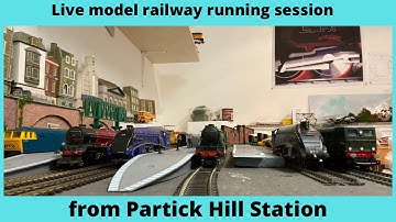 live model railway running session from Partick Hill Station