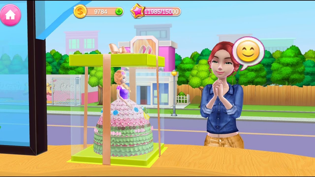 Cake 3D Decorating Game _ Sweet Empire _ Bakery Empire _ Cake Design & Dress Up Game For Girls.