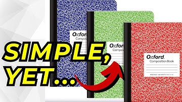 Oxford Composition Notebooks Pack of 6 - WATCH BEFORE YOU BUY!