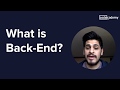 What is back-end?