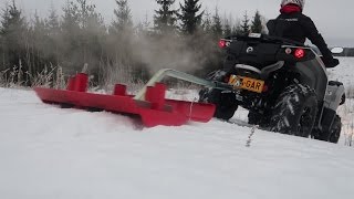 Can am ATV and Cross-country Skiing Track Setter