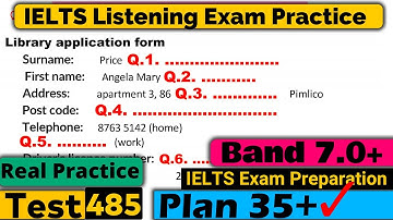 IELTS Listening Practice Test 2024 with Answers [Real Exam - 485 ]