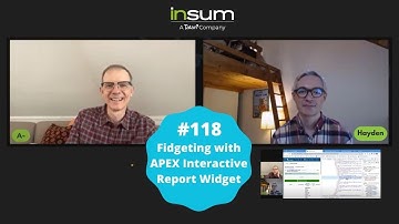 APEX Instant Tips #118: Fidgeting with APEX Interactive Report Widget