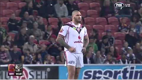 Russell packer urinates during live rugby match.