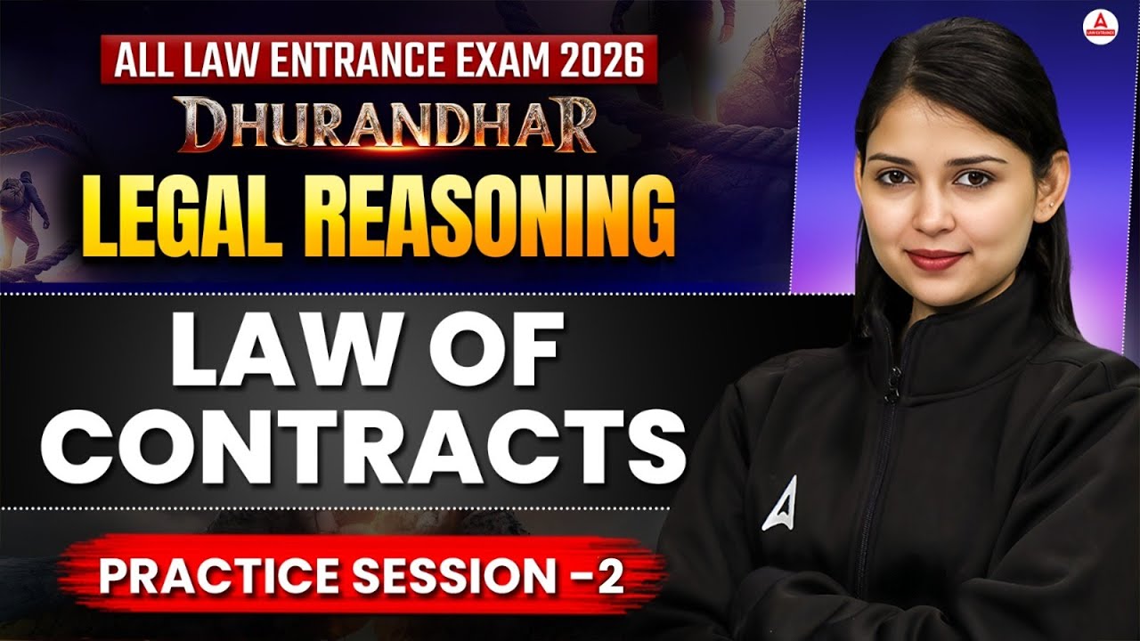 All Entrance Exams 2026 Legal Reasoning | Law Of Contracts Practice ...