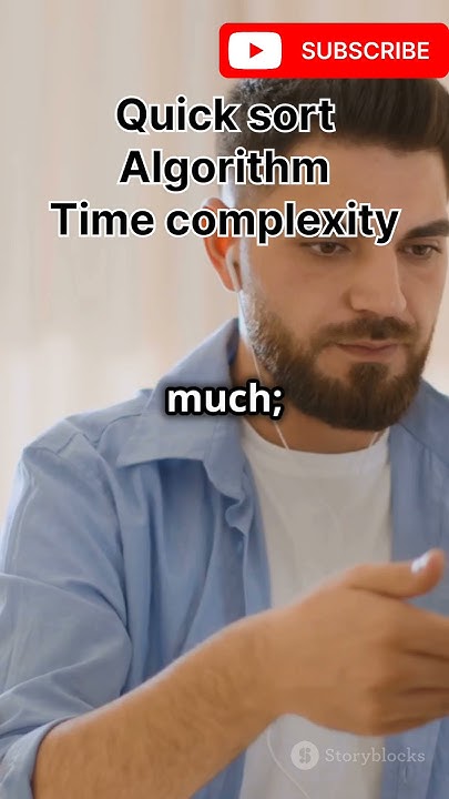Time complexity of the algorithm Quick sort | What is the time ...