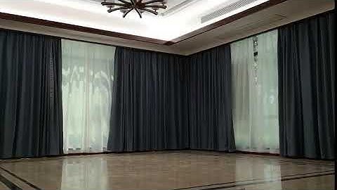 Electric curtain track system work with Amazon Alexa, Google Home