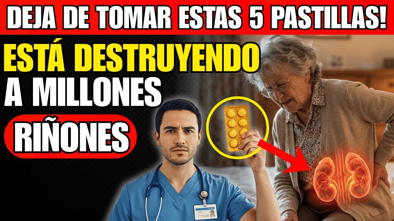 Nefrólogo Expone: Los 5 Fármacos Más Usados Que Están Dañando Los Riñones en Personas Mayores