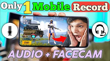 How To Record Gaming Video Only 1 Mobile Like @Mythpat  On Mobile 🔥// With Facecam