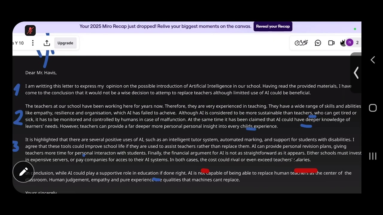 07.01.26 Eight reasons to welcome AI in the classroom. Final txt. E1L. IGCSE. Англ яз 11 кл 
