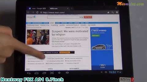 Nextway F9X Quad Core 9.7inch Android 4.1 16GB Tablet PC