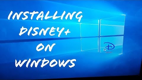 Installing Disney+ on Windows, Episode 2 NUC Home Theater Device Disney Plus Windows app