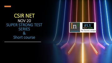 CSIR NET NOV 20 DATES LIFE SCIENCES TEST SERIES | | #iflyNetGate