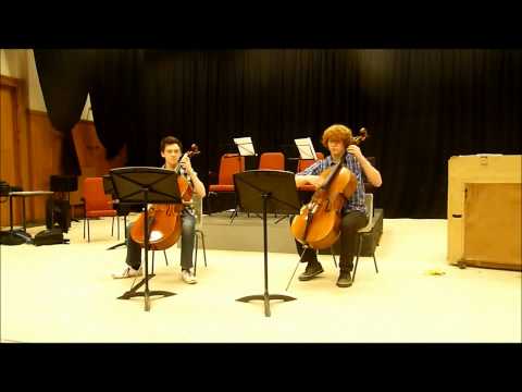 Prelude from Bach's Cello Suite in G - Pizzicato Duet, NYOS Winter 2010/11 Review