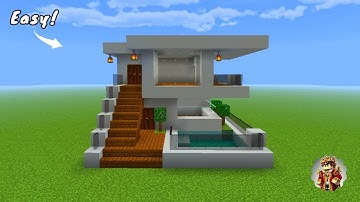 Minecraft: How to Build a Ultimate Modern House Tutorial [Easy Build 🏡]