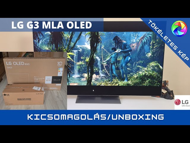 LG G3 MLA OLED TV unboxing and assembly - YouTube