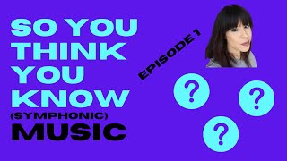 So you think you know music? Welcome to Musical Mystery Ep. 1