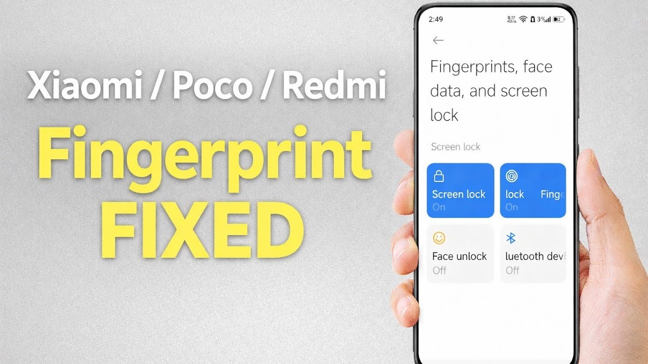 Xiaomi / Poco / Redmi Fingerprint Fix (Not Working / Missing