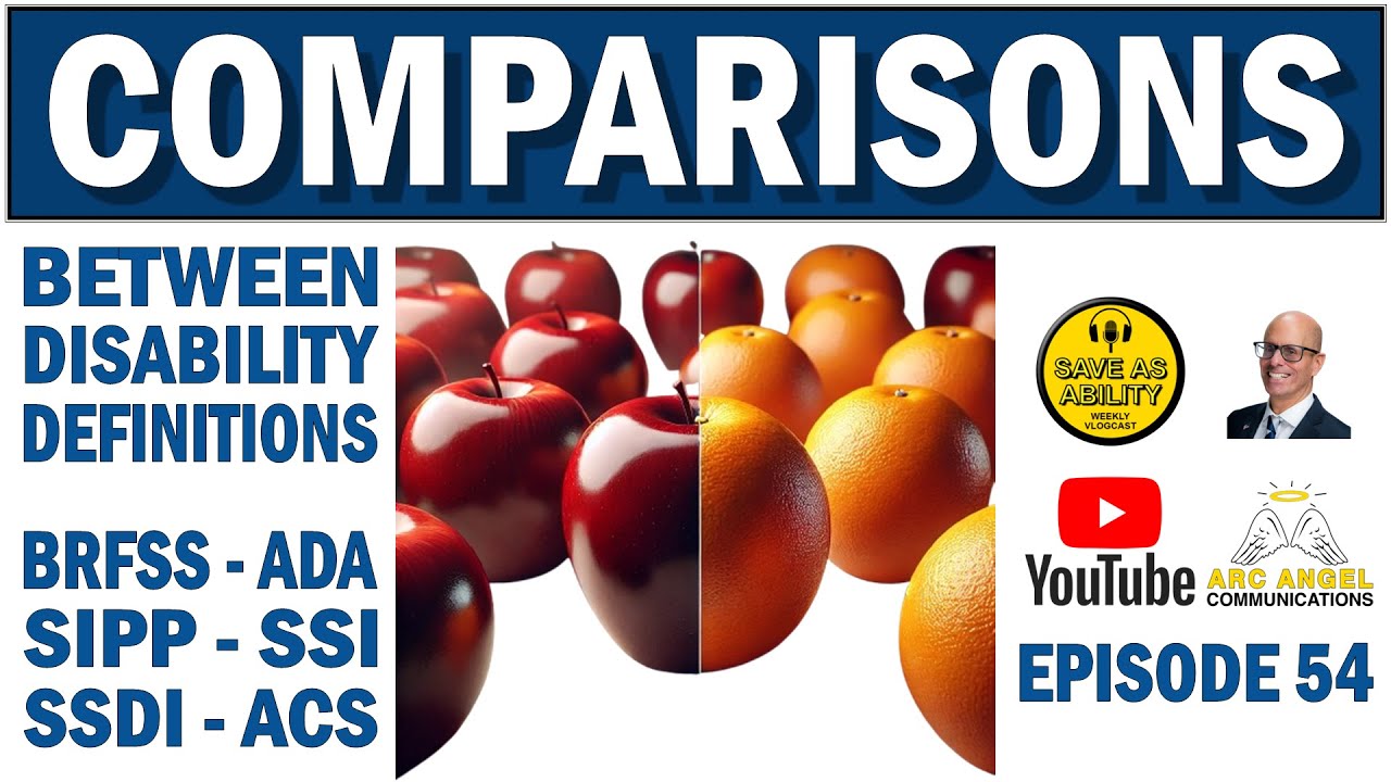 Comparisons of Disability Definitions