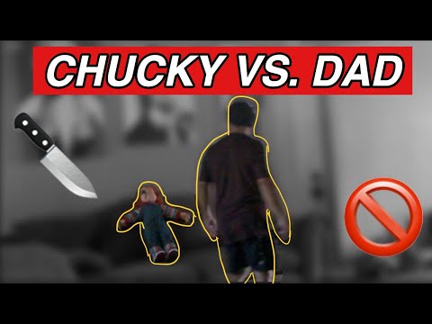 chucky-gave-my-dad-a-heart-attack-!!!-|prank-on-dad-|-v-&-m