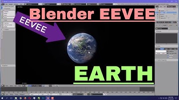 Blender EEVEE tutorial{space vfx elements} creating earth