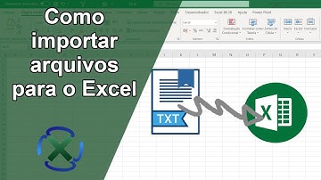Importar arquivos para o Excel