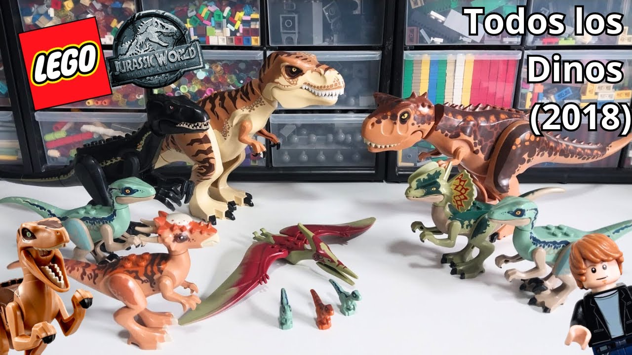 Todos los dinosaurios LEGO Jurassic World (2018) Fallen Kingdom 