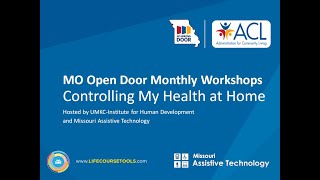 NWD MOD Workshop Assistive Technology for Controlling My Health at Home