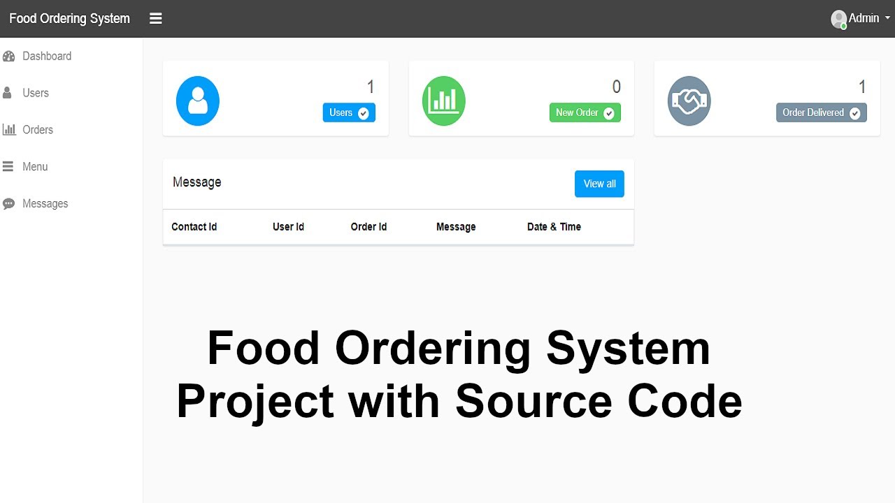 Food Ordering System project in PHP with Source Code || Ecommerce ...