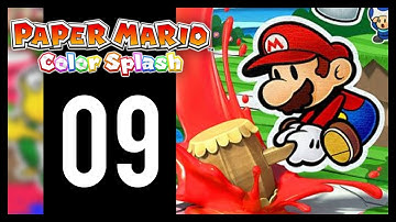 Paper Mario Color Splash - Gameplay Walkthrough Part 9 - Toad Bridge (WiiU)