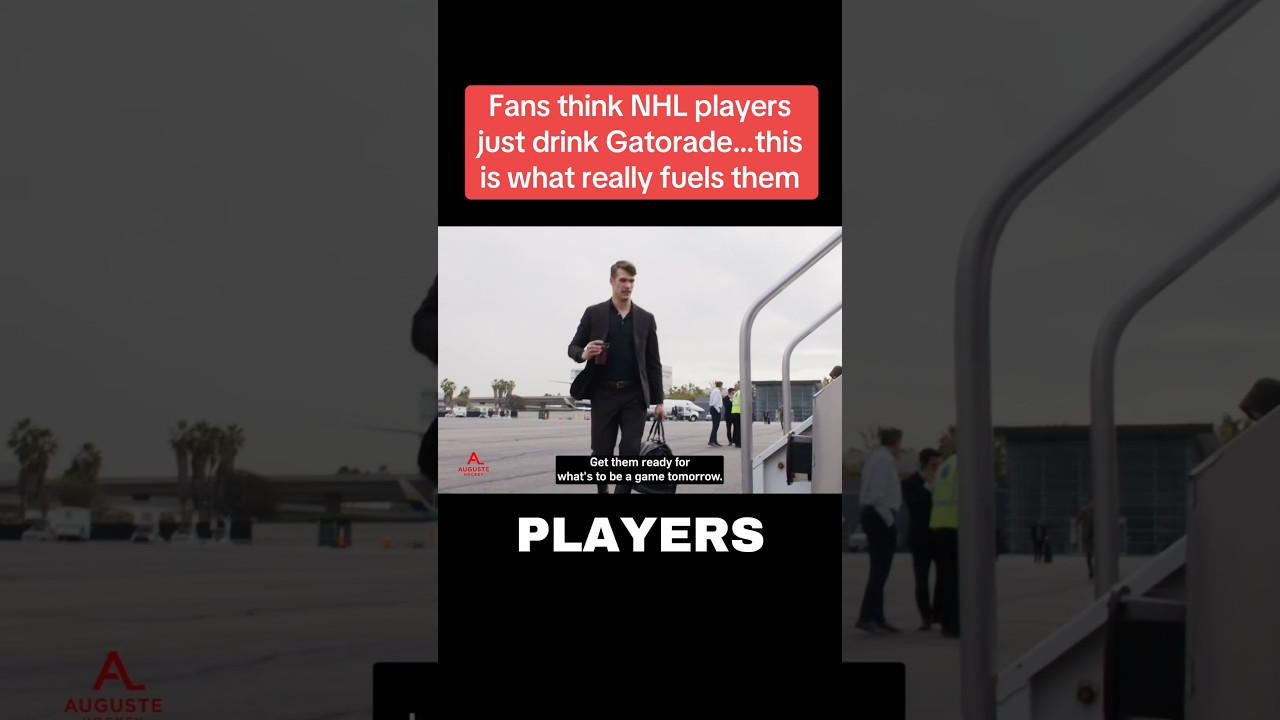 Fans think NHL players just drink Gatorade… this is what really fuels them 