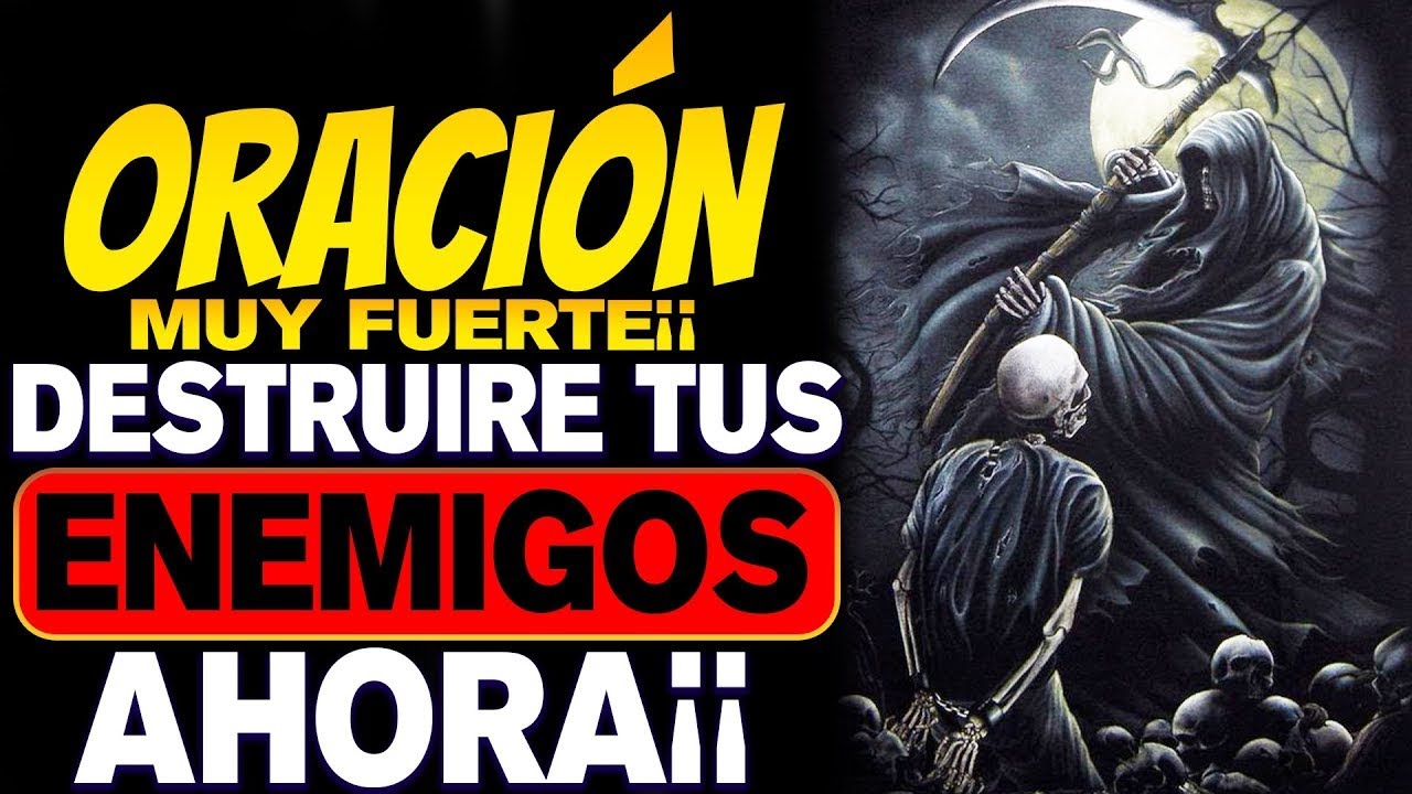 🛑 ORACION a la SANTA MUERTE NEGRA para DESTRUIR ENEMIGOS 💀💀💀