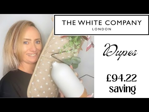 WHITE COMPANY DUPES