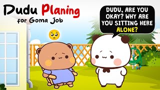 Dudu PLANNING for Goma JOB 🤔😊 Bubu Dudu| bearpanda | peachgoma