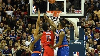 Thomas Bryant Game Winner Goaltend! NBA London 2019 Knicks vs Wizards