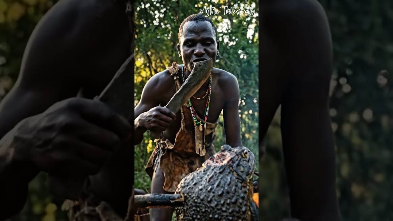 They eat GIANT FROGS? 🐸 Hadzabe Tribe Survival 