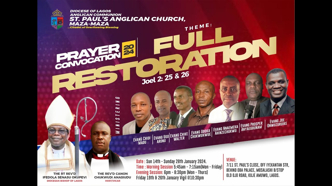 2024 PRAYER CONVOCATION - DAY 2 MORNING SESSION - YouTube