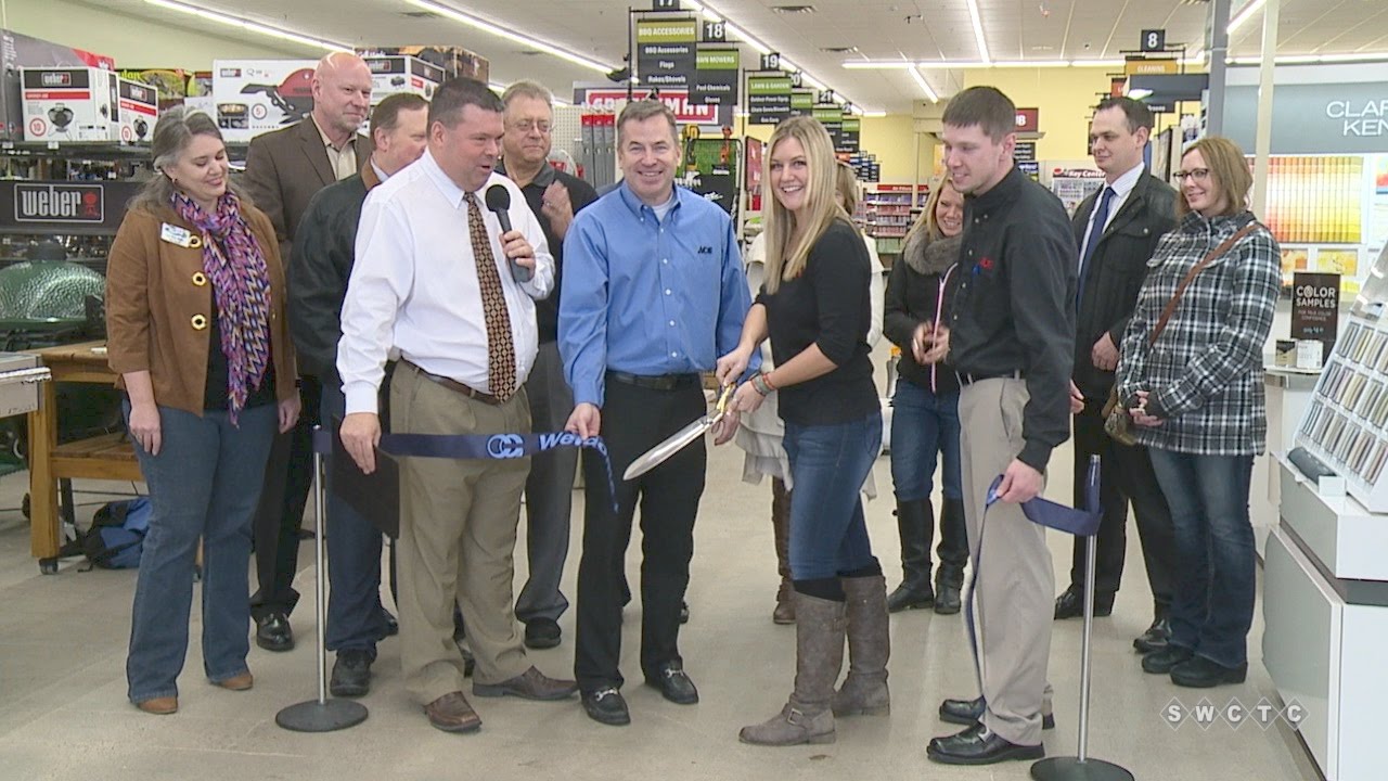 Burggraf S Ace Hardware Ribbon Cutting Jan 2017 Cottage Grove