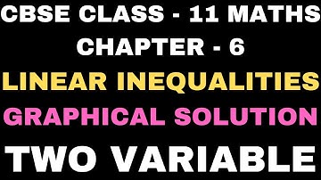 Graphical Solution of Two Variable l Exercise 6.2 l Chapter 6 Linear Inequalities l Class11Maths l