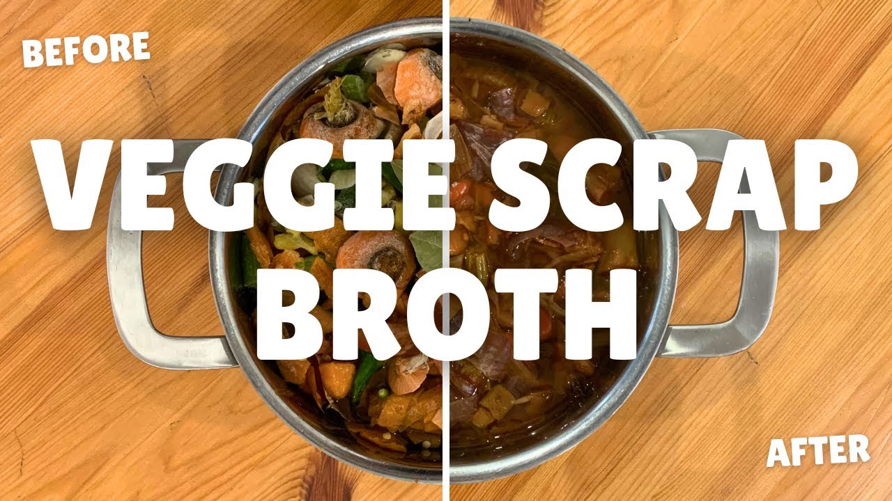 Простой рецепт домашнего бульона из овощных обрезков
