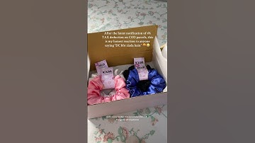 TAX on small businesses 😭 - Order your scrunchies from our Instagram page: @kxmpakistan 🔗🇵🇰💕