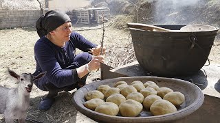 Жизнь в АВАРСКОЙ ДЕРЕВНЕ Дагестана. Традиционный аварский ХЛЕБ и оюнд. Россия сегодня / АСМР