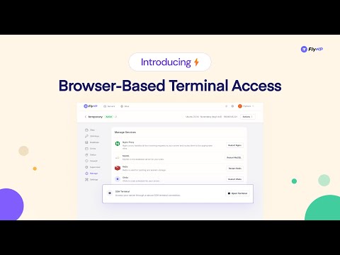 How to Use FlyWP’s New Browser-Based Terminal Access