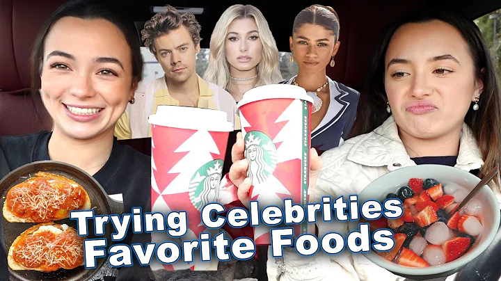 Trying Celebrities Favorite Foods - Merrell Twins