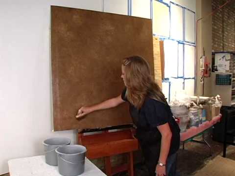 How to Paint a Brushed Copper Metallic Faux Finish - Faux Finish