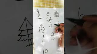 Easy drawing from numbers.. Try it.. #shorts #youtube #drawing #trending #creativity #youtubeshorts